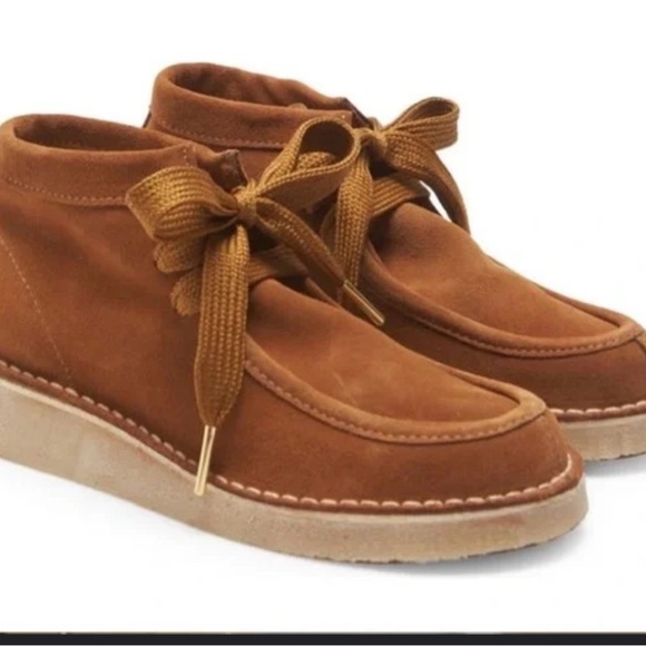 Free People Brown Suede Ankle Boots - Picture 1 of 11